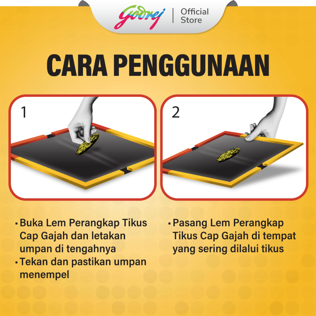 Godrej Cap Gajah Lem Perangkap Tikus 