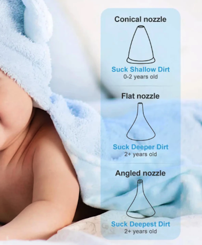 TaffOmicron Baby Nasal Aspirator Electric 5