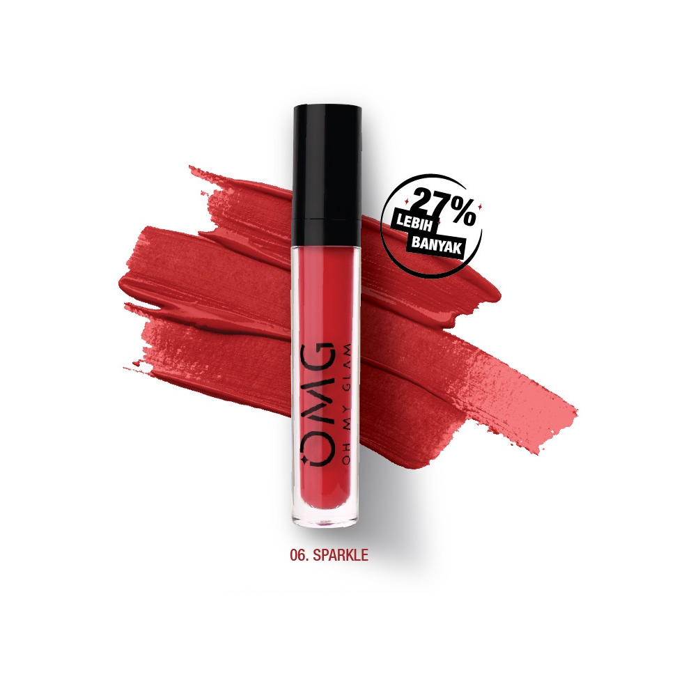 OMG Oh My Glam Matte Kiss Lip Cream 06 Sparkle