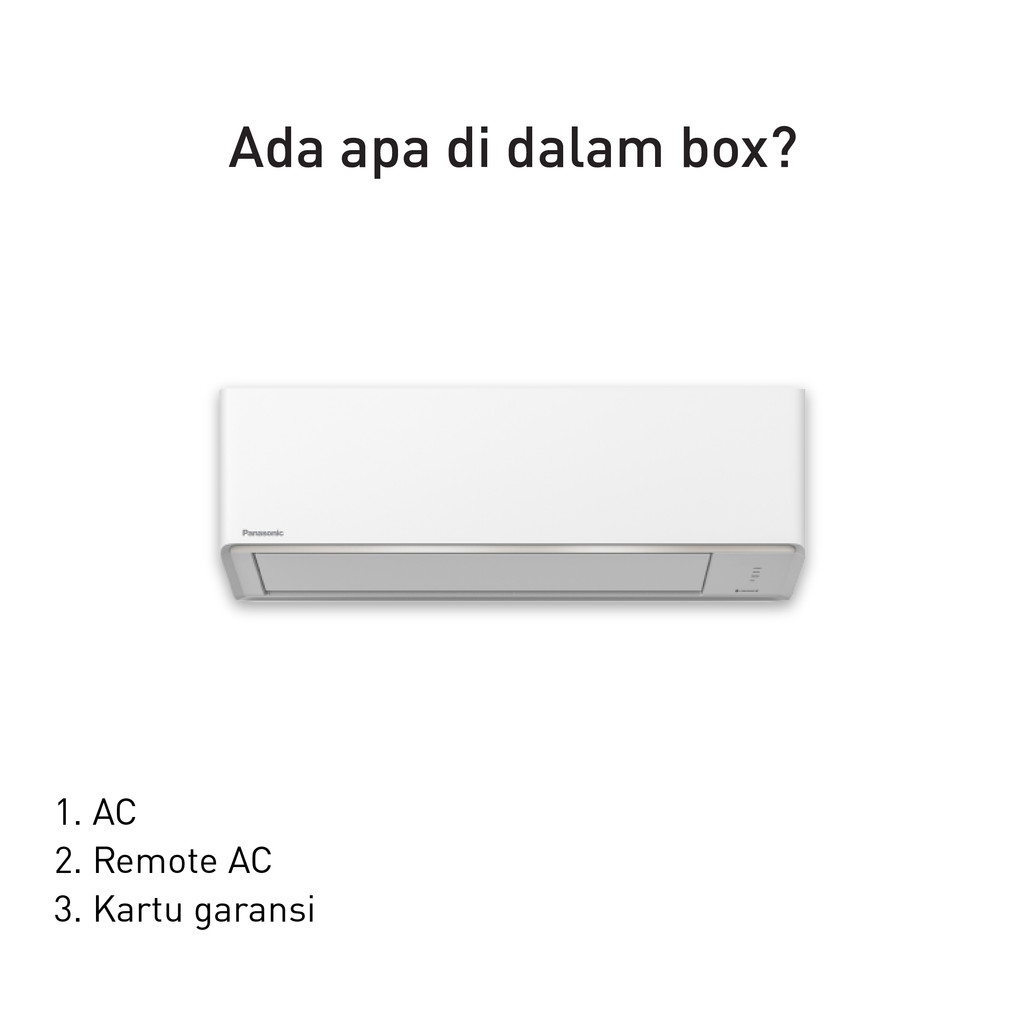 Panasonic Gobel Indonesia Panasonic AC Split 3/4 PK Low Voltage + nanoe™ X (Air Purifier) CS/CU-PN7AKJ