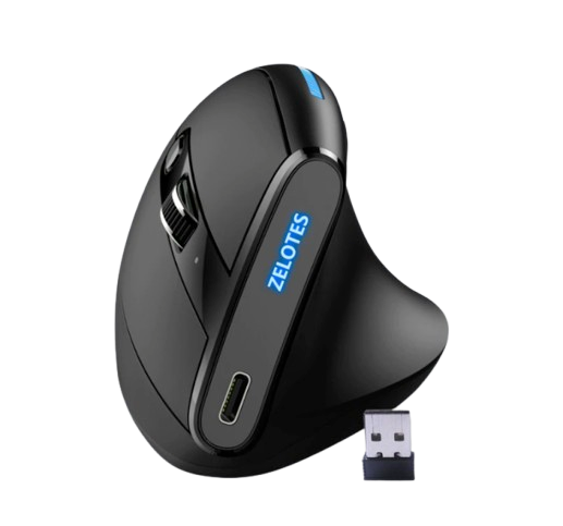 Zelotes Vertical Optical Mouse F36A