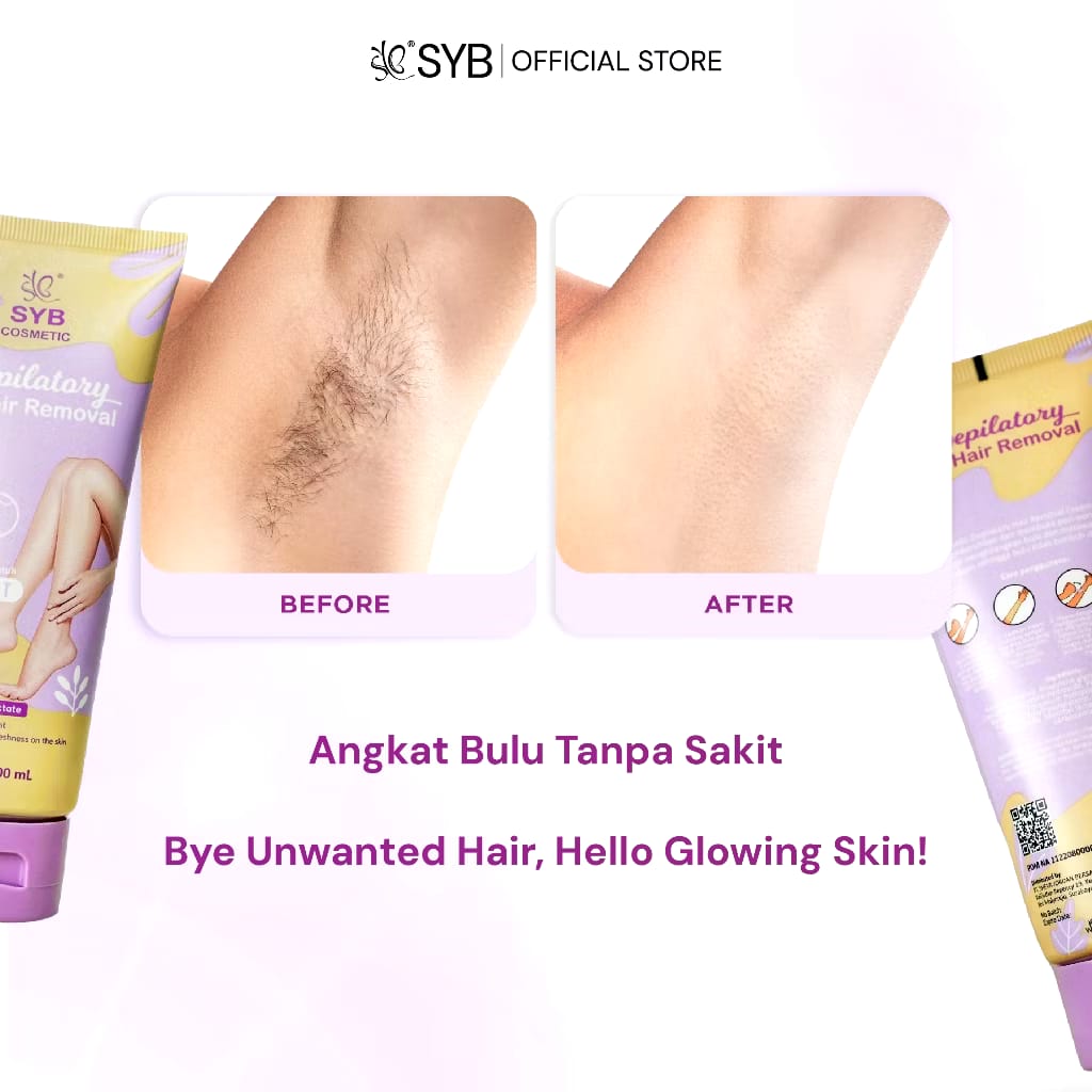 Sheva Jordan Bersama SYB Cosmetic Depilatory Hair Removal Cream