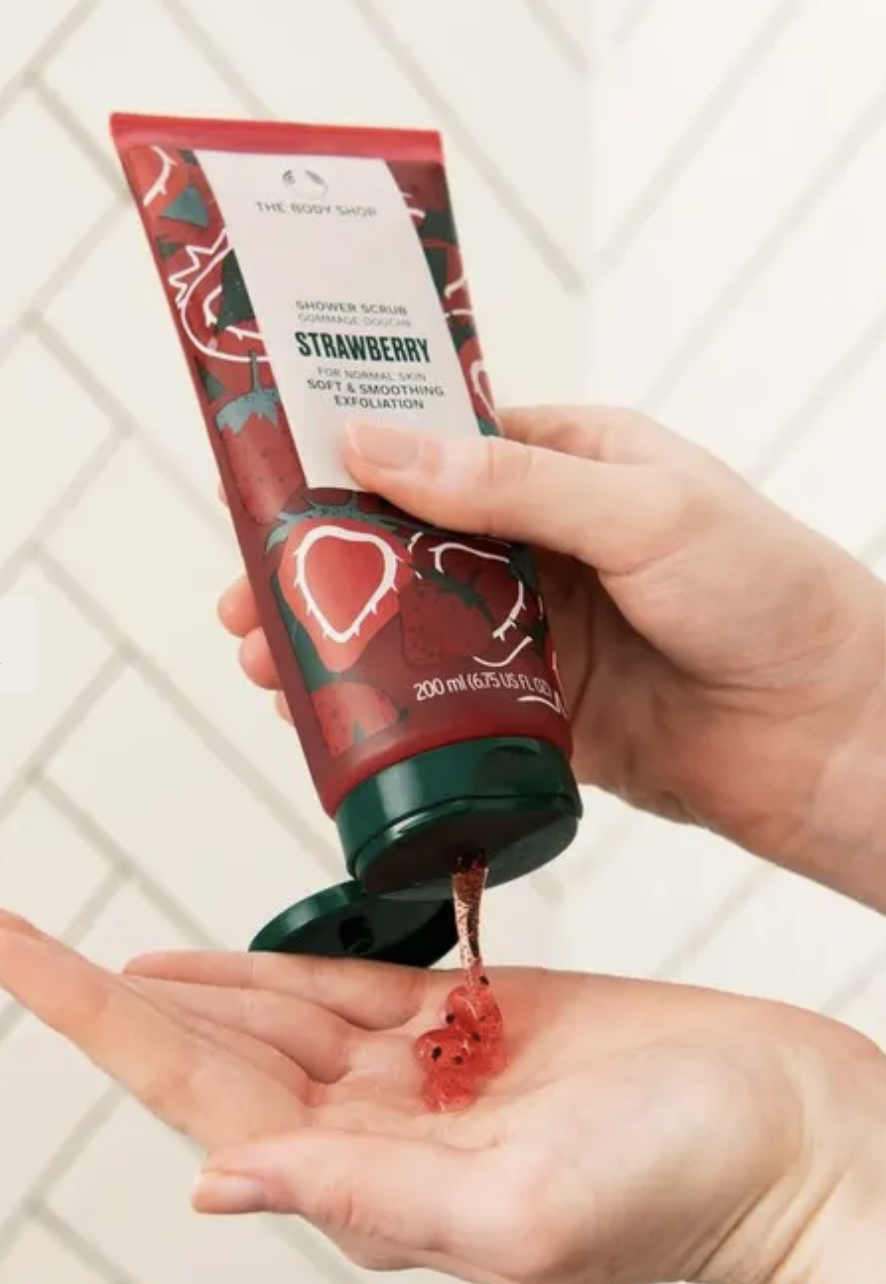Strawberry Shower Scrub 3