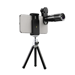 APEXEL 4 in 1 Lensa Smartphone Telephoto Wide Macro Fisheye