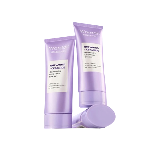 Wardah ｜ Renew You NMF Amino + Ceramide Rejuvenating Gel To Foam Cleanser 