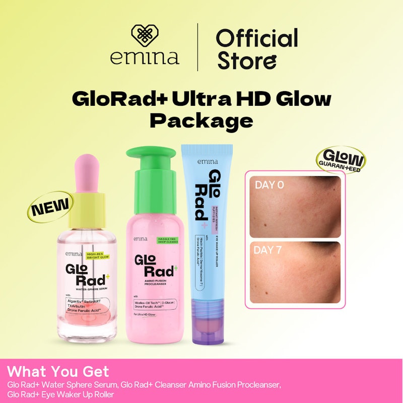 Emina GLORAD+ Ultra HD Glow Package