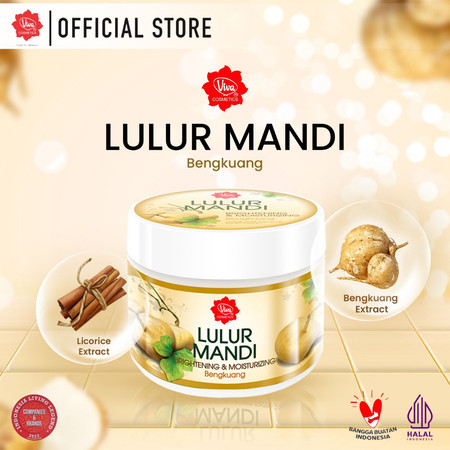 VITAPHARM Viva Lulur Mandi Brightening & Moisturizing Bengkuang