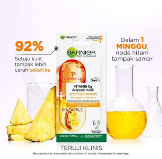 L'Oréal Garnier Ampoule Mask Vitamin C + Pineapple