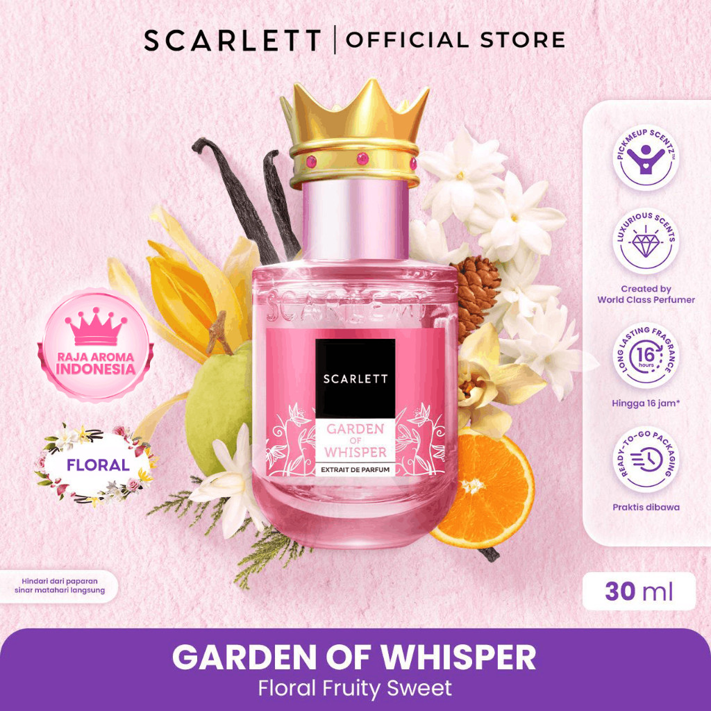 Scarlett Whitening Extrait De Parfum Garden Of Whisper