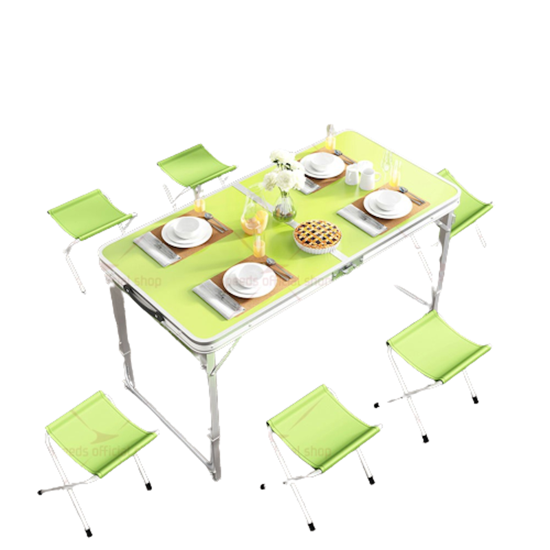 Folding Set Meja Makan 6 Kursi 1