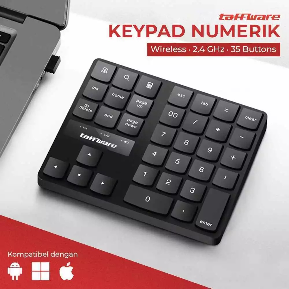 Jakarta Digital Nusantara Taffware Keypad Numerik Wireless R57