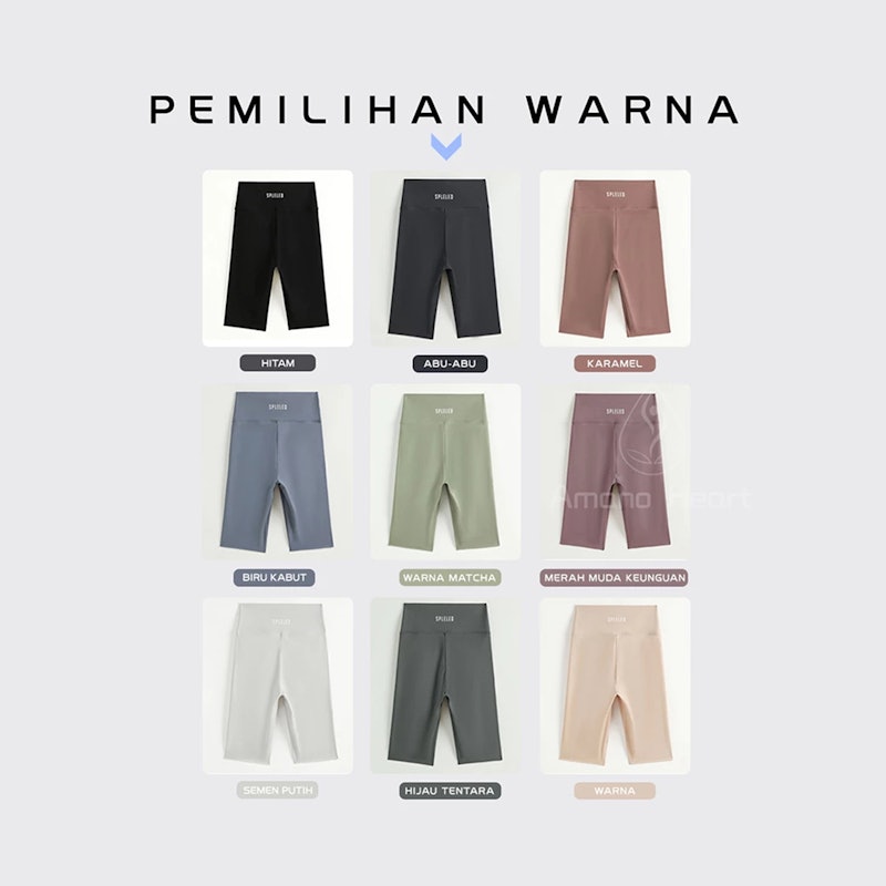 Amanoheart Celana Pendek Yoga 3