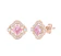 null Celest Lyellá Rose Gold Stud Earrings Jewelry 1