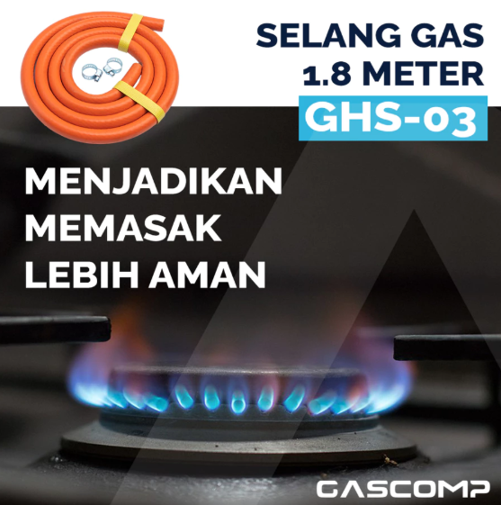 GASCOMP Selang Regulator Kompor Gas High Pressure 3
