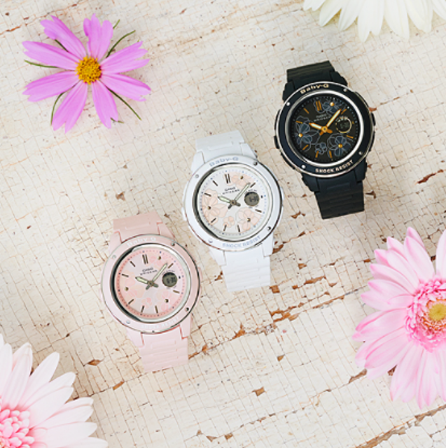 Casio Baby-G Floral Patterns BGA-150FL-7A/4A/1A