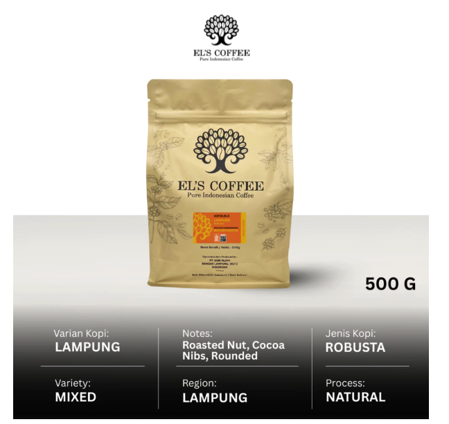 Sari Alami El's Coffee Lampung Coffee