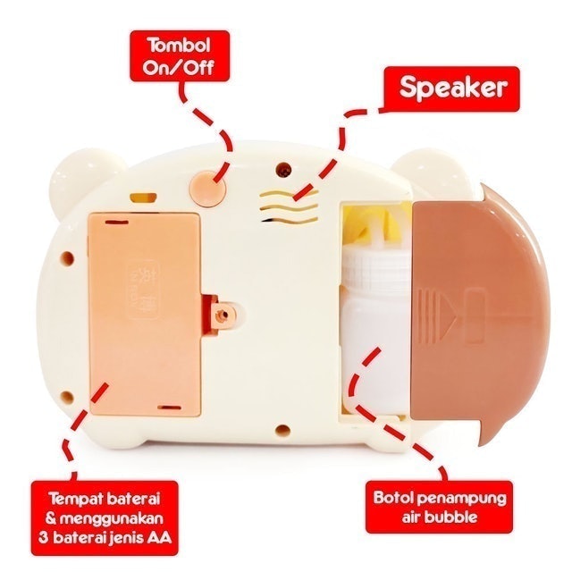 Ocean Toy Mainan Anak Bubble Camera VR-BC-01