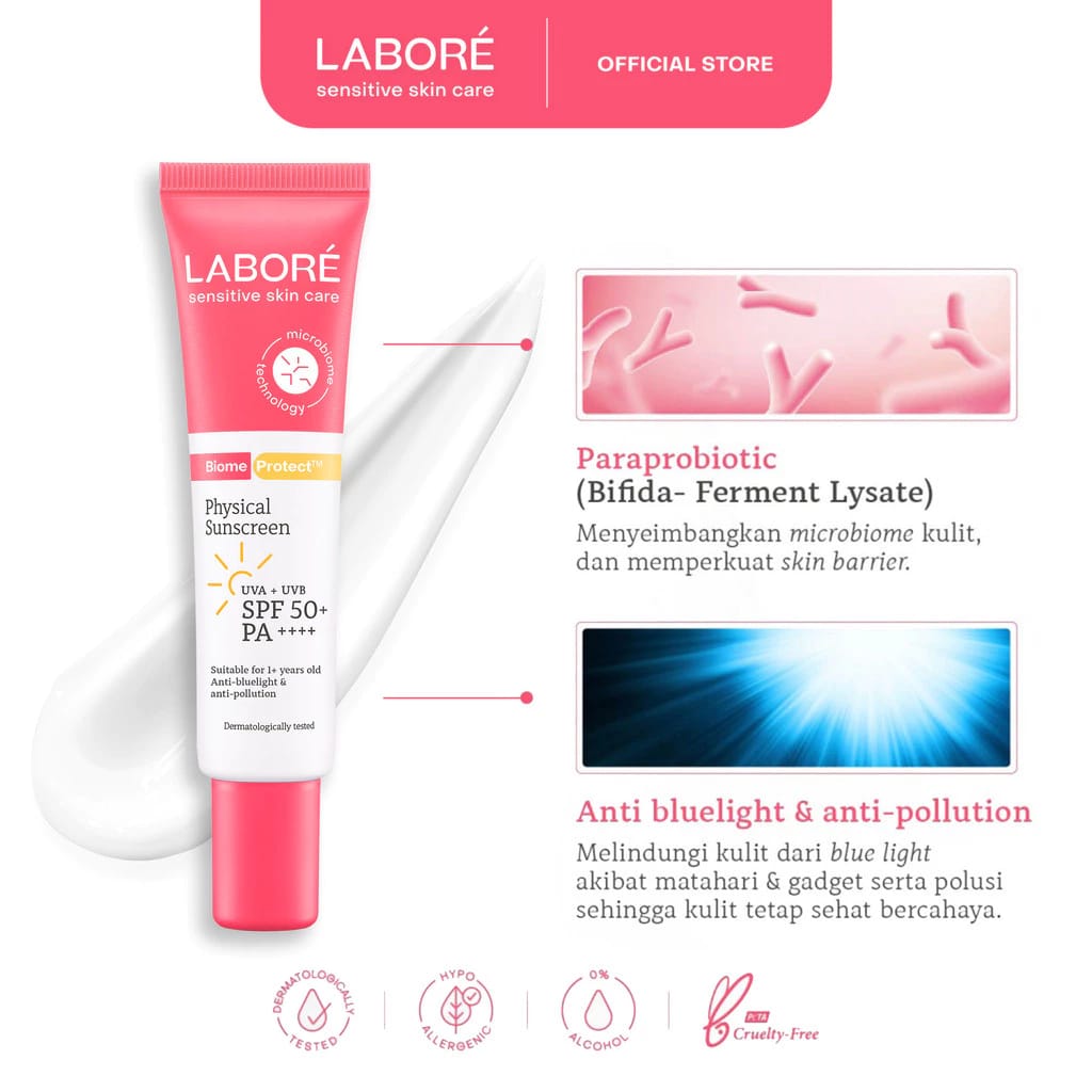 Paragon Technology and Innovation LABORÉ BiomeProtect™ Physical Sunscreen