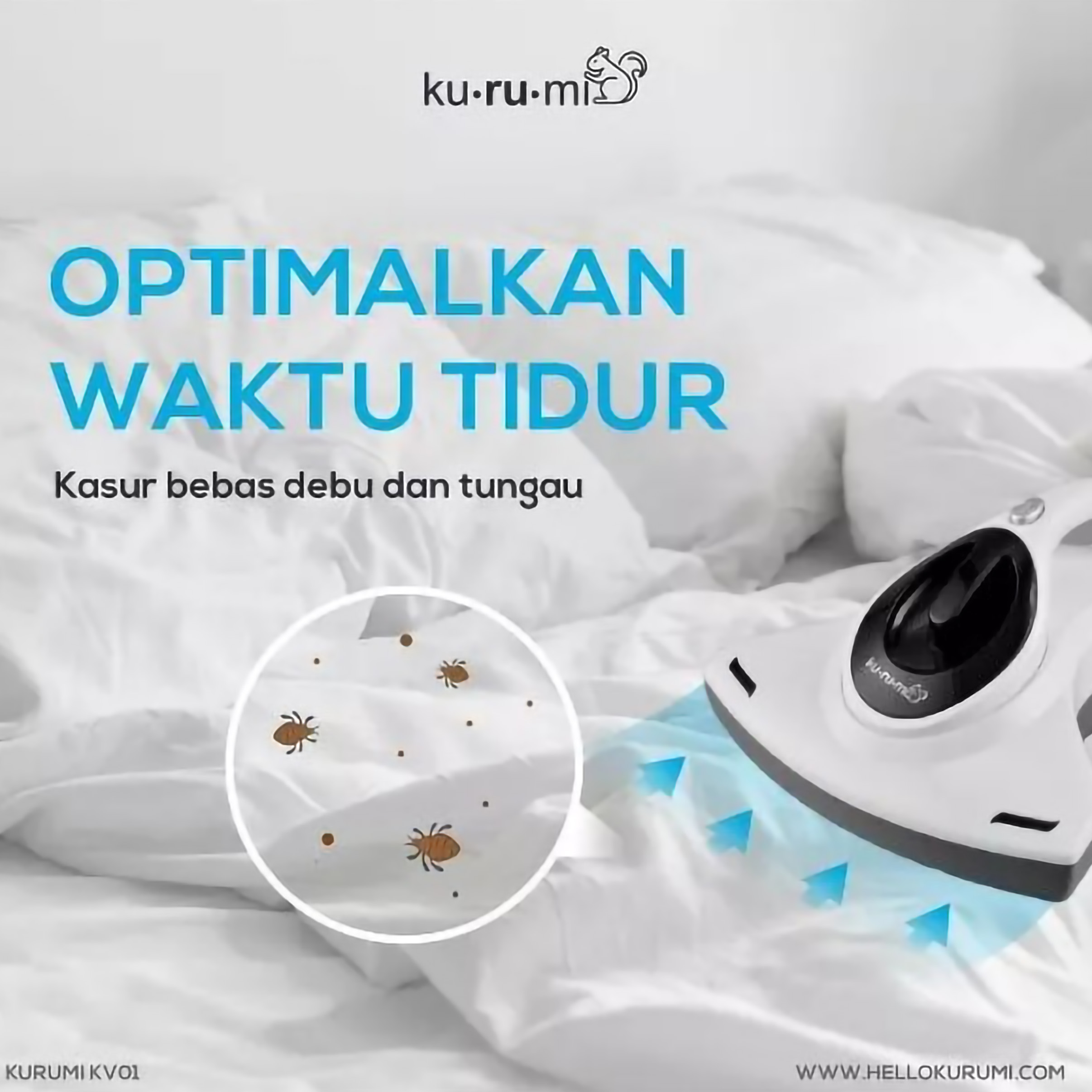 Mutiara Citra Langgeng Kurumi Anti Dust Mites UV Vacuum Cleaner KV 01