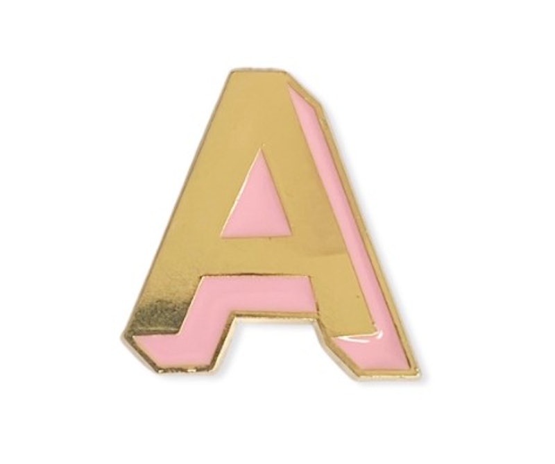 Pin Enamel Huruf 1