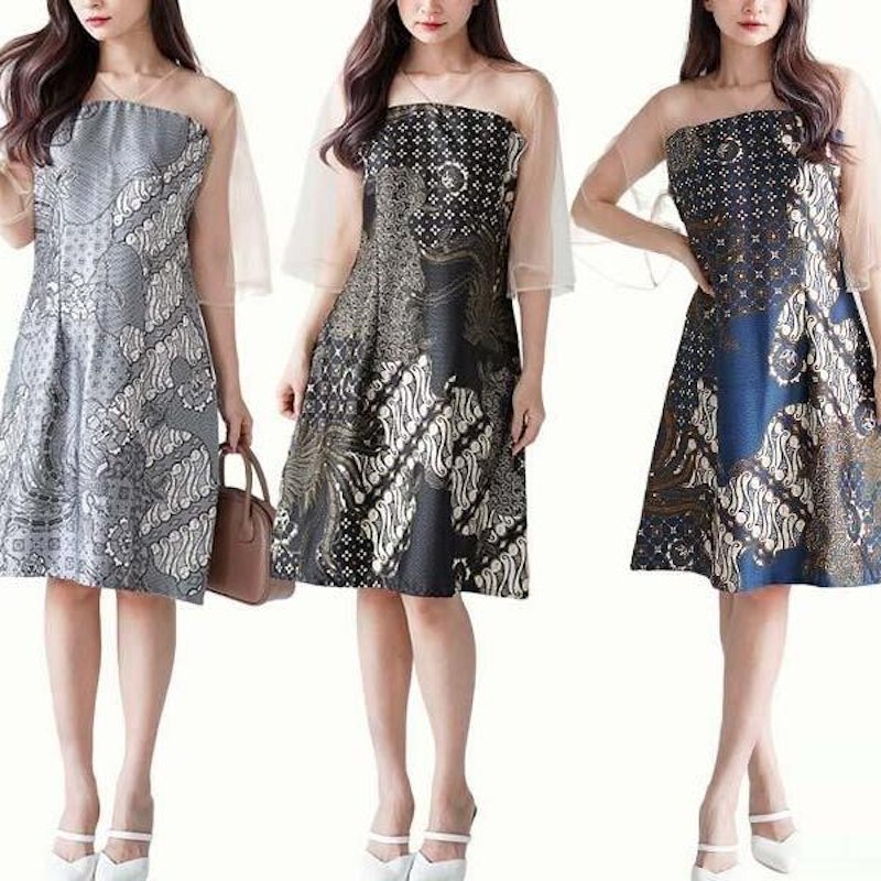 C2W Clothtowear Dress Tile Batik 5