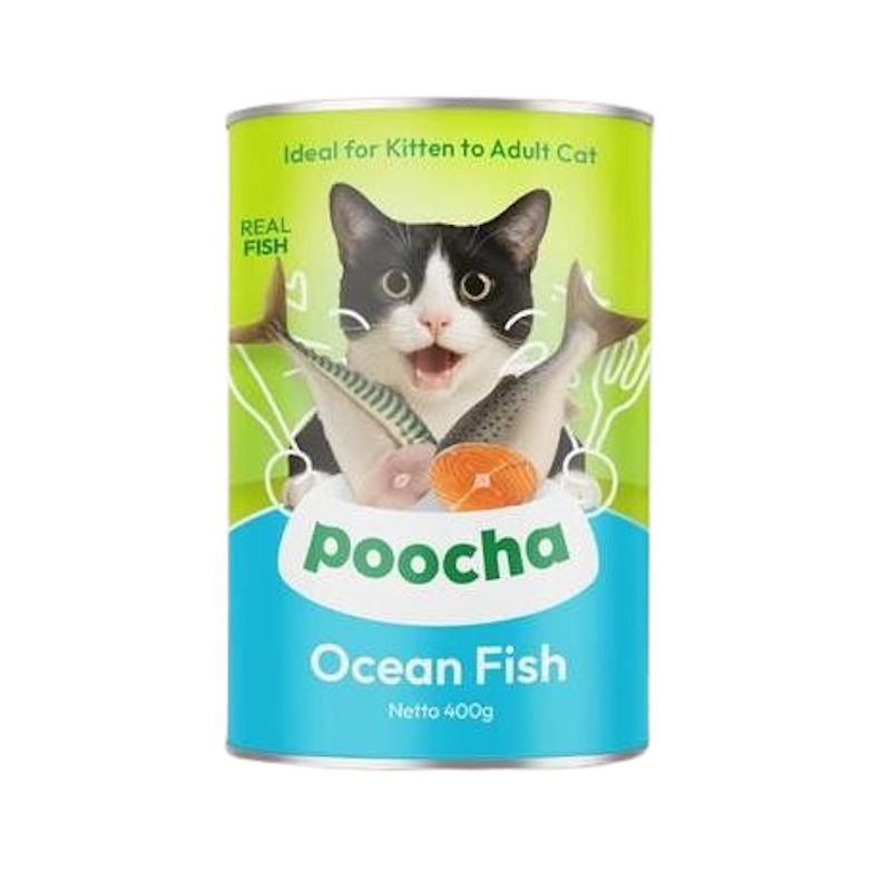 Poocha Cat Food Kaleng 400g 1