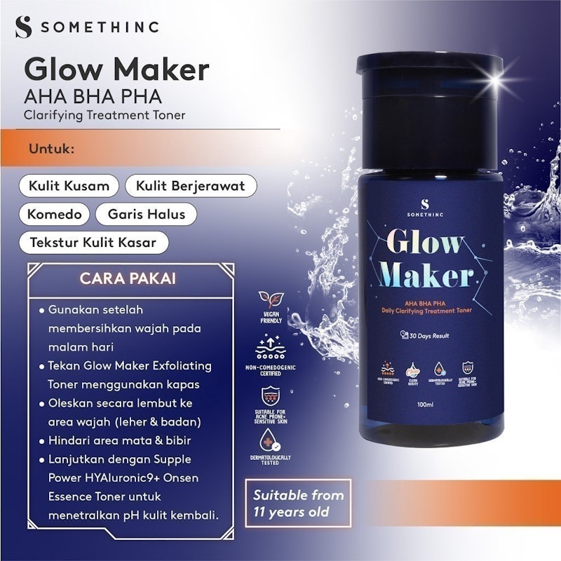 Glow Maker AHA BHA PHA Clarifying Treatment Toner 4