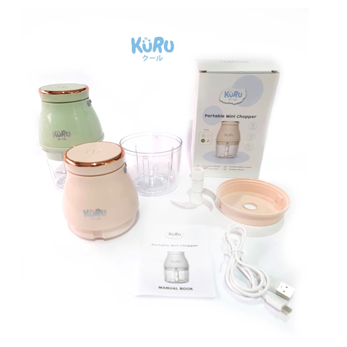 Kuarta Mitra Bersama KURU Electric Baby Food Chopper Blender  FC2001