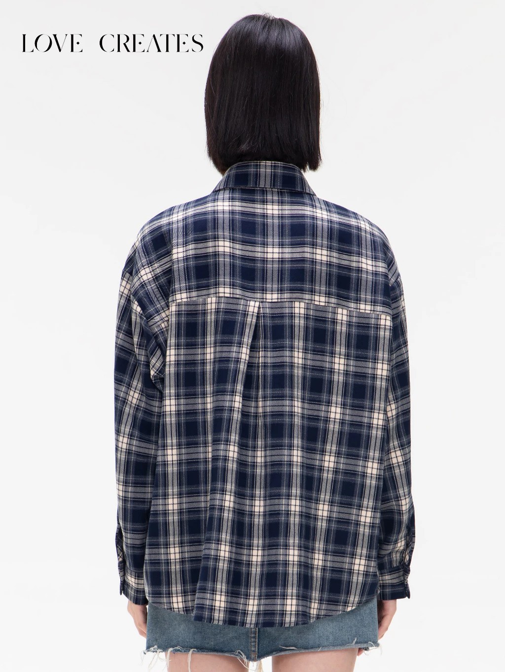  Love Creates Oversized Cotton Shirt  CY005 