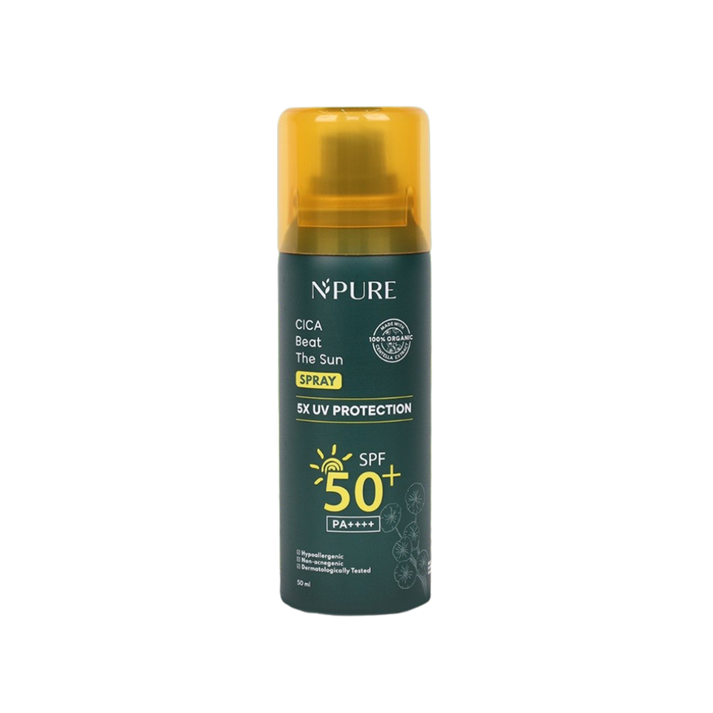 N'PURE Cica Beat The Sun Spray SPF 50+ PA++++