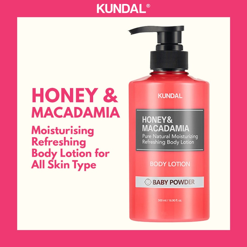 KUNDAL Honey & Macadamia Pure Body Lotion Baby Powder