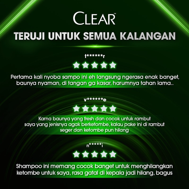 Sampo CLEAR Apel Wangi Segar 5