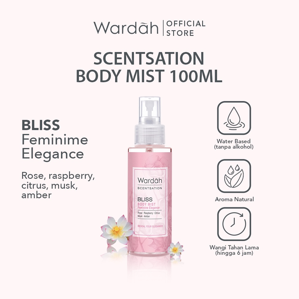 Wardah Wardah Scentsation Body Mist Bliss