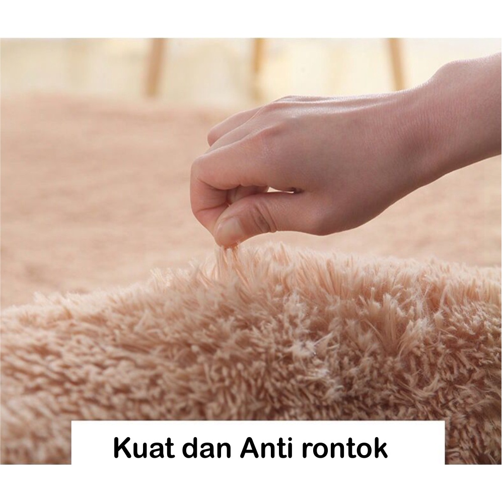 Orange Karpet Bulu Rasfur