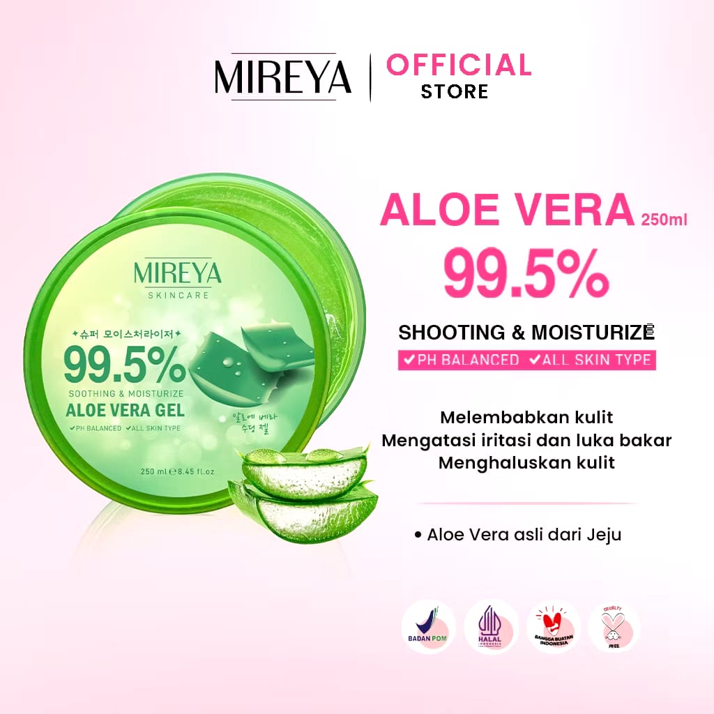 Mireya Cosmetics Mireya 99.5% Soothing & Moisturize Aloe Vera Gel