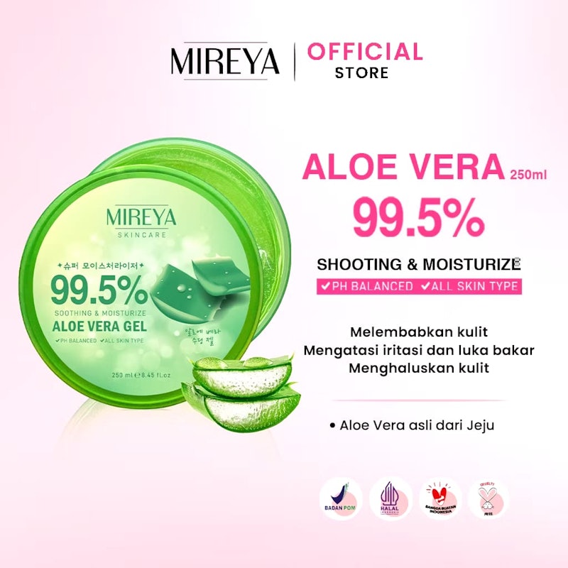 Mireya 99.5% Soothing & Moisturize Aloe Vera Gel 2