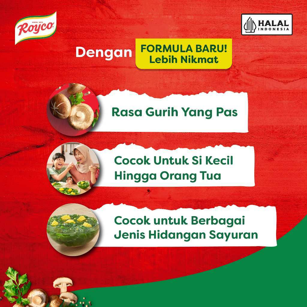 Unilever  Royco Bumbu Kaldu Rasa Jamur