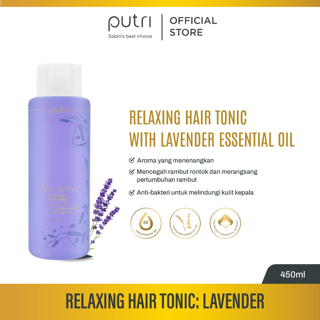 Paragon Technology and Innovation Putri Relaxing Hair Tonic With Lavender Essential Oil 