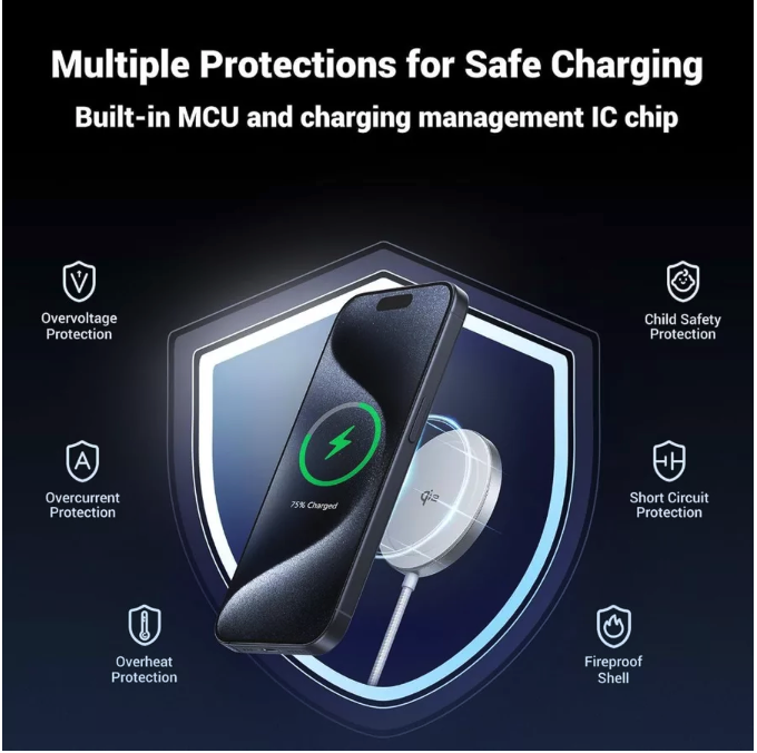 UGREEN Qi2 Magnetic Wireless Charger  35565
