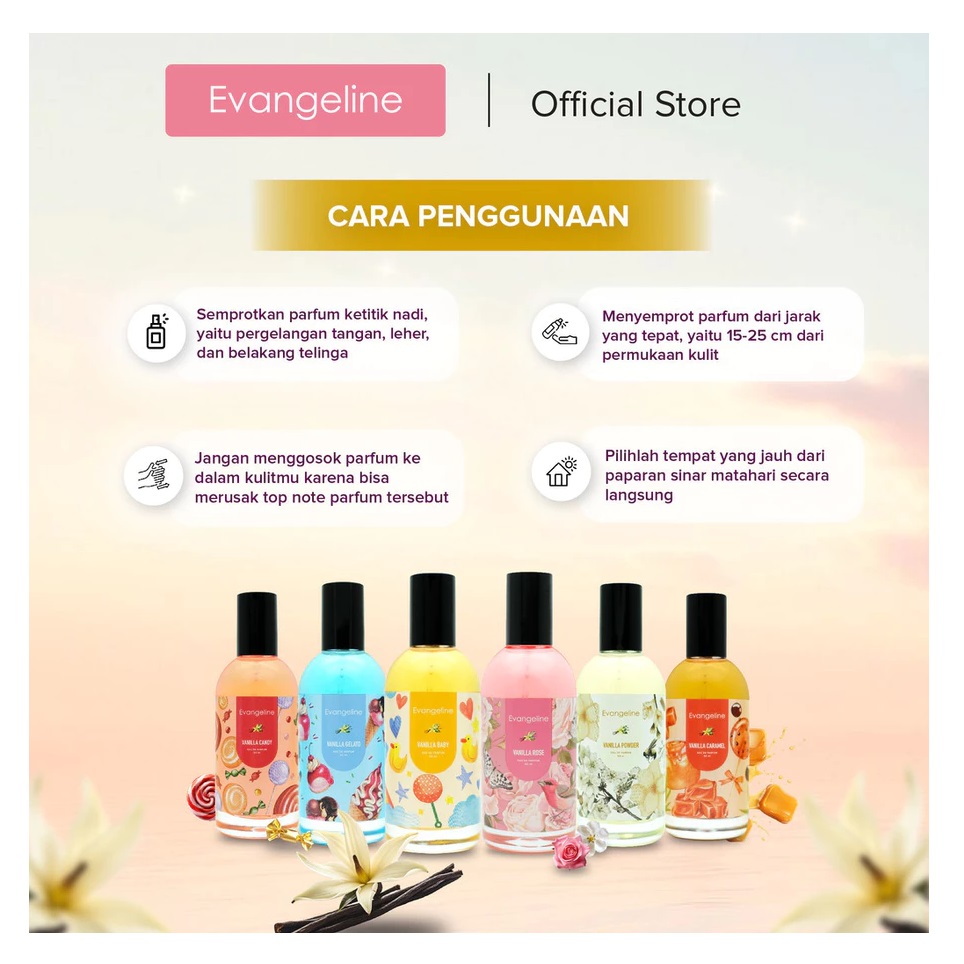 Griff Prima Abadi Evangeline Vanilla Rose EDP