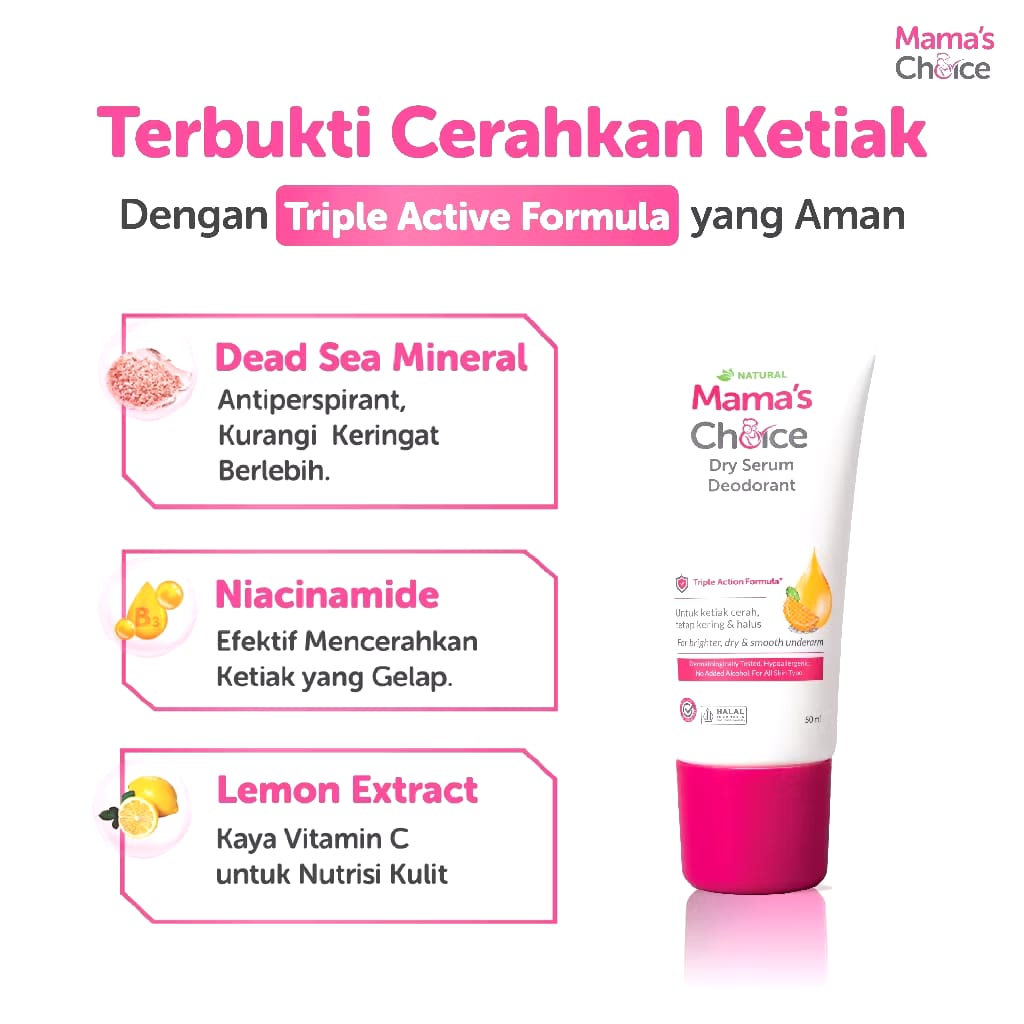 Mamas Choice Merchandising Mama’s Choice Dry Serum Deodorant