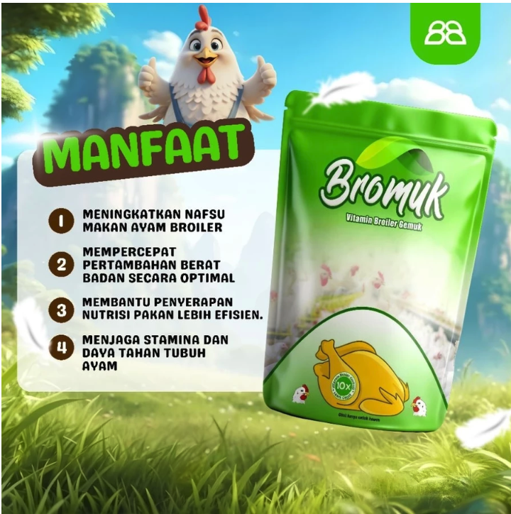 Bromuk Vitamin Broiler Gemuk