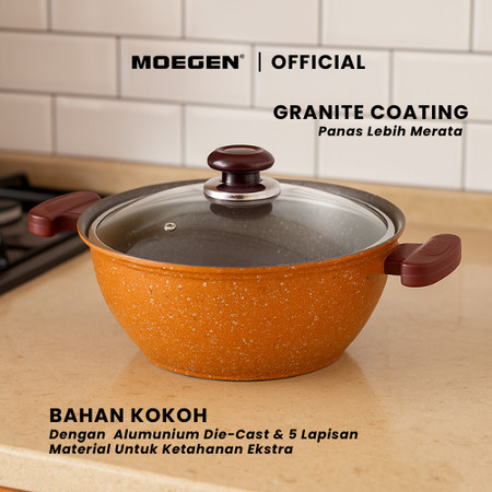 MOEGEN Granite Series Stewpot + Steamer 3