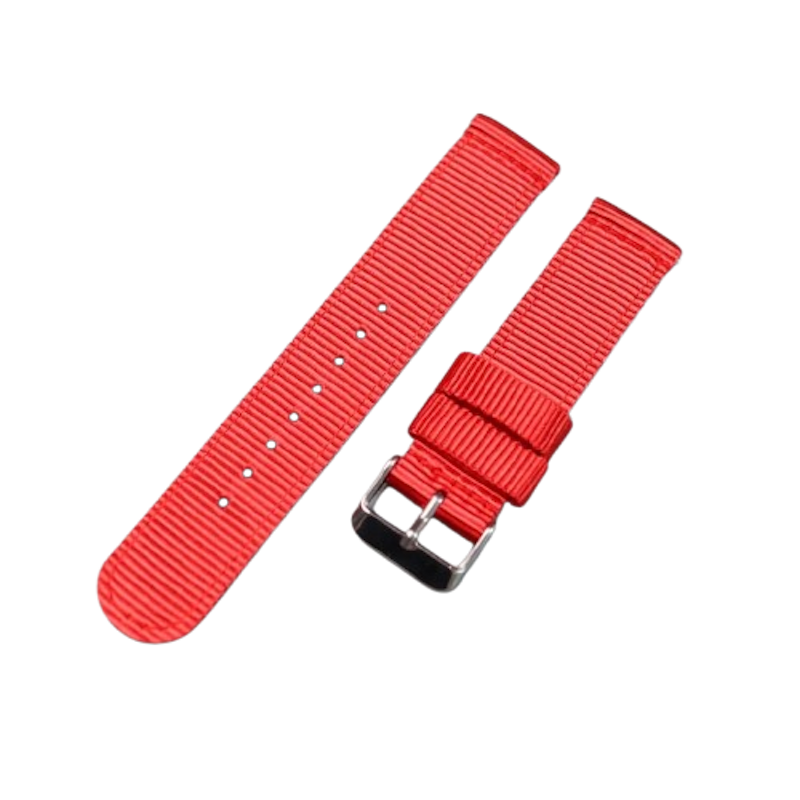 Gaviten Tali Jam Tangan Kanvas Merah 22 mm 1