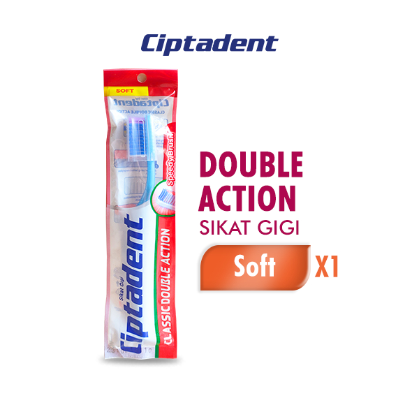 Sikat Gigi Classic Double Action Soft 2
