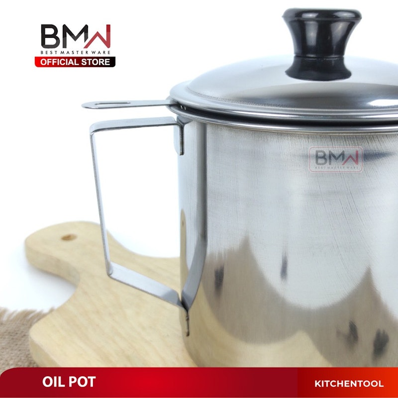 BMW Kitchen Ware Oil Pot Stainless Steel 4