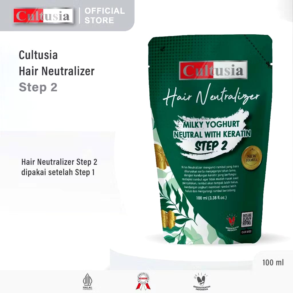 Anugerah Familindo Utama Cultusia Straightening Cream Deeply Resistant Hair