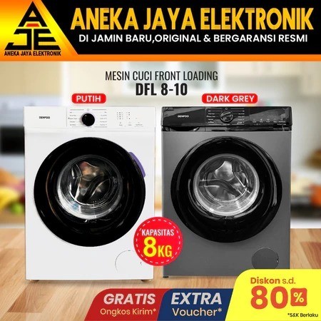 Denpoo Mandiri Indonesia Denpoo Mesin Cuci Front Loading DFL-810