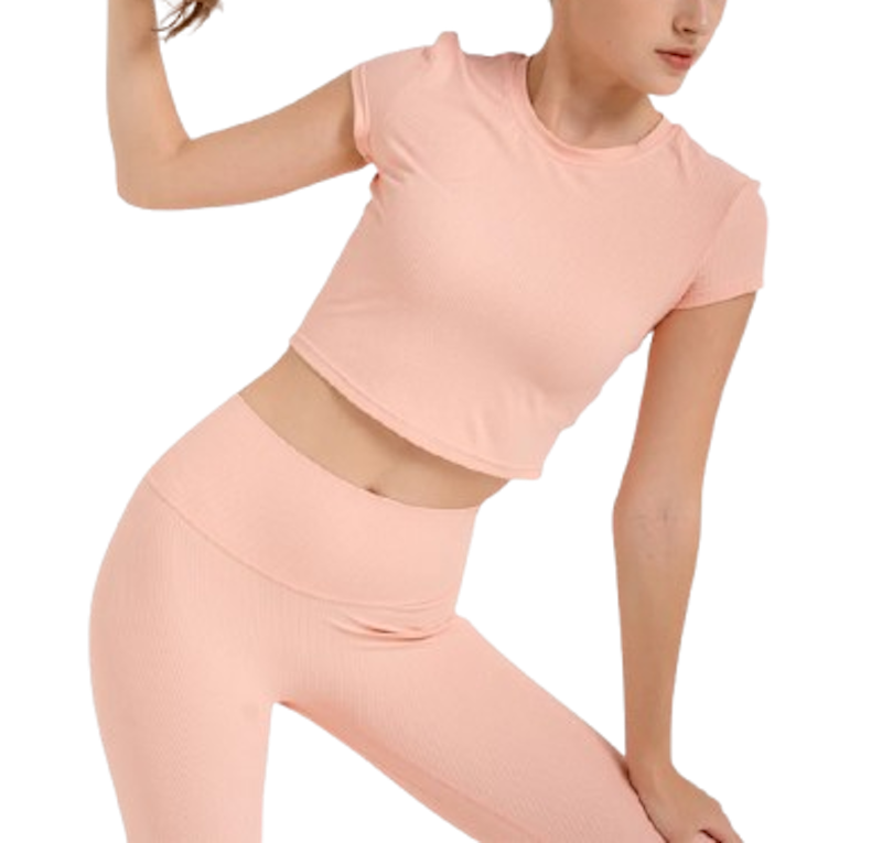 HAPPYFIT Crop Top Ribbed 3