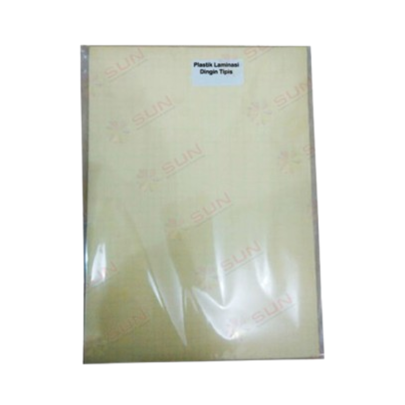 SUN Plastik Laminasi Dingin Tipis A3 Glossy 1